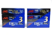 3-pack JVC EHG 30 High Energy * VHS C * NOWE kasety kamera VHS-C NAJTANIEJ