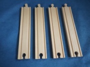 BRIO 33341 zestaw 4x tor prosty długi kolejka drewniana