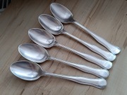 BRYTJSKIE POSREBRZANE BULIONÓWKI ŁYŻKI MONOGRAM 