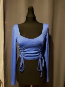 Bluzka/top  damski z dzianiny rękaw długi