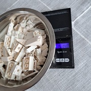 Lego białe elementy mix 150g