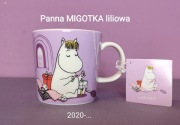 MUMINKI kubek Moomin Arabia Finland - MIGOTKA - naklejka i zawieszka