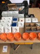 Mix przedmiotów elektrycznych Duży zestaw.