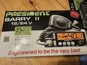PRESIDENT BARRY II ASC CB radio 12/24V + Antena Titanium 7001 mag