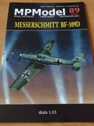 Model kartonowy MPModel Messerschmitt BF 109 D