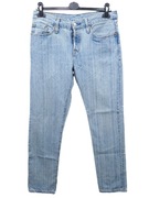Spodnie jeansowe Levis 501 CT W26 L34 S M baby blue