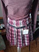 Spodnico-spodenki krata flanela bawełna 