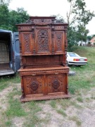 Piękny zabytkowy kredens z przełomu wieku XIX i XX