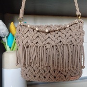 Eco Torebka z Makramy -Handmade w stylu boho