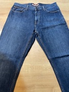 Jeansy męskie granatowe Tommy Hilfiger Classic W34/L32  100% bawełna