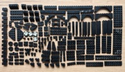 Lego Castle Pirates mix elementów czarnych, zestaw 1