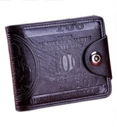 Portfel 100 dolarów 100 USD sto dolarów czarny