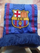 FC BARCELONA RĘCZNIK 350g/m2 WELUROWY 70 x 140 BAWEŁNA 100% GRANATOWY