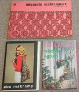 Makramy. Kotecka - Wiązania makramowe; ABC makramy; Makrama wiszące ogrody