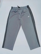 Szare spodnie dresowe męskie Adidas XL dresy 