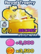 BUBBLE GUM SIMULATOR INFINITY - ROYAL TROPHY