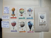 7szt. znaczki seria Fi 2581 Blok 115 Polska 1981r. SPORT LOTNICTWO klej