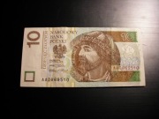 10zł seria AA 0869510
