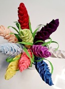 Pałki z bibuły, palma wielkanocna, kolorowe