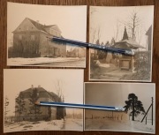 KOŹMIN KOSCHMIN Biuro urząd ratusz cmentarz droga na Pleszew 4 FOTO ~1940