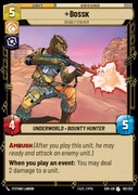 Star Wars Unlimited Bossk, Deadly Stalker