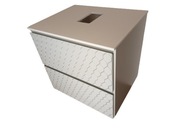 Szafka umywalkowa 60cm szara pełny lakier z blatem