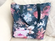 Torba na ramię na zakupy kwiaty