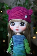 Lalka Blythe doll custom ooak 