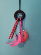 Fioletowo-czerwony łapacz snów