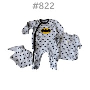 Zestaw Batman 68cm 3-6 miesięcy pajacyk bluzka chusta apaszka 
