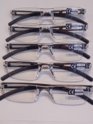 Okulary do czytania + 2,0 zestaw 5 szt.