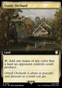 MTG Magic - Exotic Orchard FULLART FOIL PIP