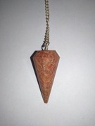 Wahadło z awenturynu brzoskwiniowego