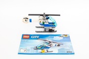 Helikopter policyjny z Lego City 60140 Włamanie buldożerem