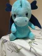 Maskotka smok niebieski 