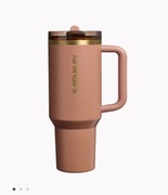 Kubek Termiczny Stanley kremowy/ brązowy mocha latte Straw Tumbler 1,19 L