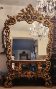 Lustro barokowe z konsolą
