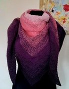 Chusta szydełkowa- piękne kolory