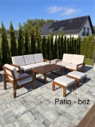 Meble tarasowe ogrodowe drewniane patio 