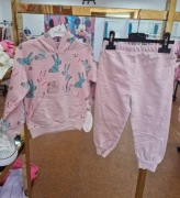 Nowy komplet dres króliki zestaw bluza + spodnie dresowe r. 98