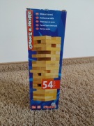 Simba Chwiejaca się wieża klocki drewniane