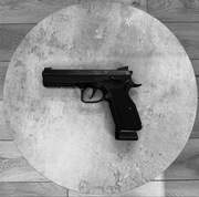 Okładziny chwytu CZ Shadow 2 CZARNE grip grips