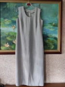 długa maxi elegancka klasyczna sukienka  wizytowa wieczorowa wyjściowa