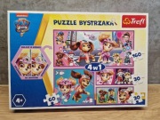 Puzzle Bystrzaka 4w1  Trefl z motywem z filmu „Psi Patrol: Film”.