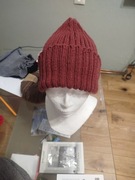 Gruba czapka z wełny Merino 