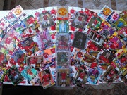 Karty piłkarskie PANINI TOPPS MANCHESTER UNITED. Super zestaw 123 kart