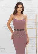 Uprząż Damska Harness z łańcuszkiem Uprzęzy na talię Pas uprzęży