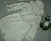 Puchaty szlafrok szlafroczek Bluezoo dziewczynka 116 cm #12