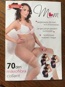 Rajstopy ciążowe 70 den nowe size 3 niebieskie