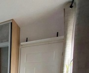 Biala wisząca półka np na książki szerokosc 81 cm - gruba porzadna